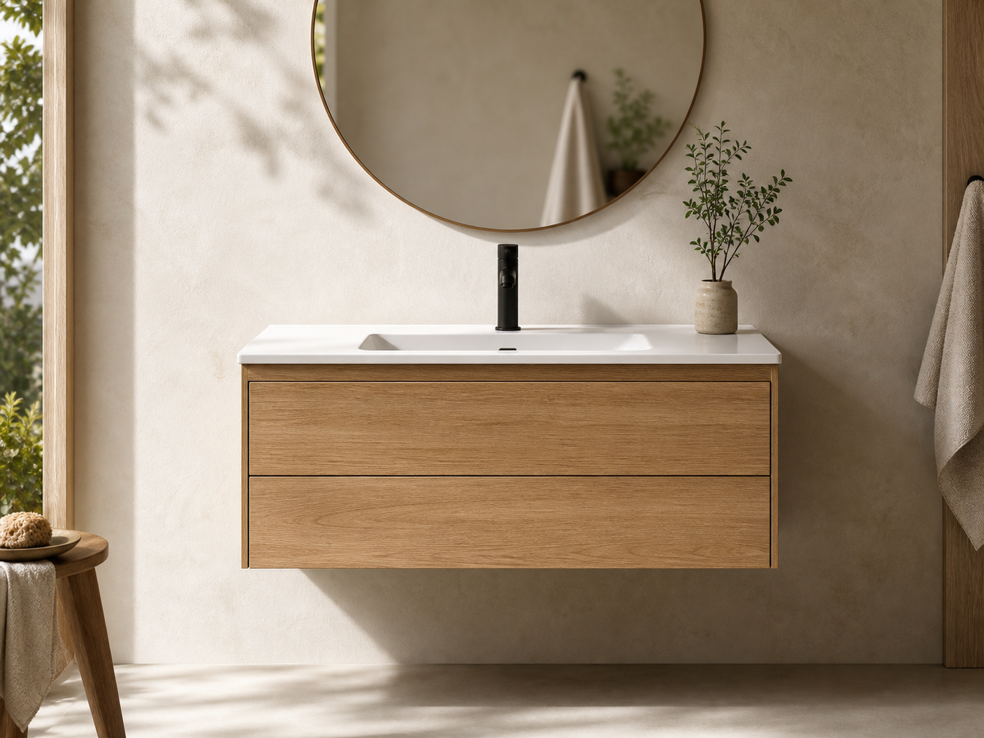 Slim Lavabo Dolabı
