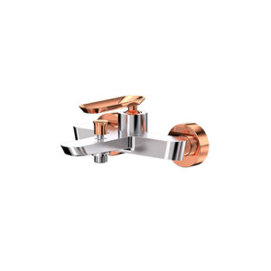 Hermes Serisi Banyo Bataryası Krom-Rose Gold BB01009405