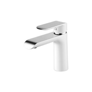 Due Serisi Lavabo Bataryası Krom - Beyaz BL11006401
