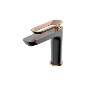 Hermes Serisi Fırçalı Bronz Lavabo Bataryası -Rose Gold BL11009401