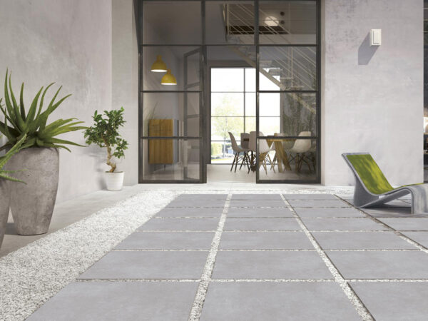 60x60 Ark Silver 8.5mm Lappato - Görsel 2