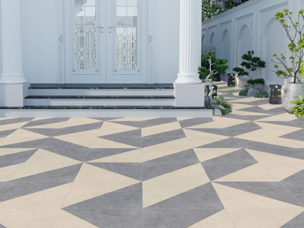 60x60 Ark Triangolo Decor 20mm Mat