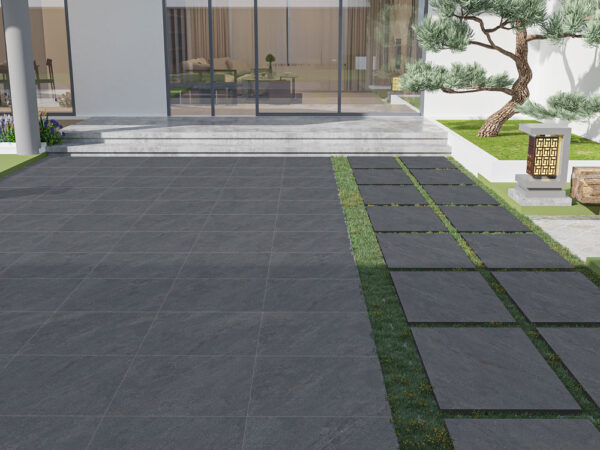 60x60 Dakota Dark Grey 20mm Mat