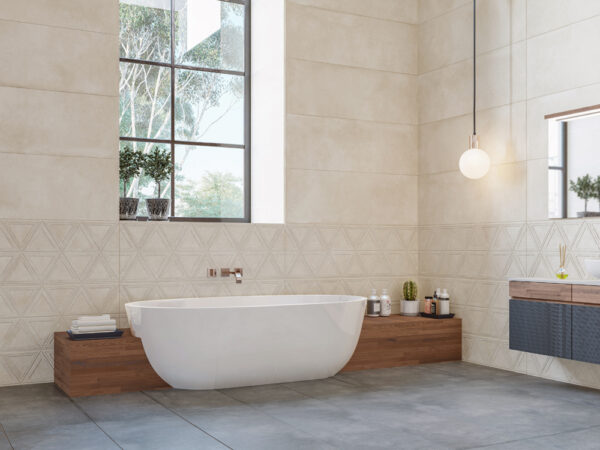 40x120 Lenox Sand Concrete Dekofon 10mm Mat