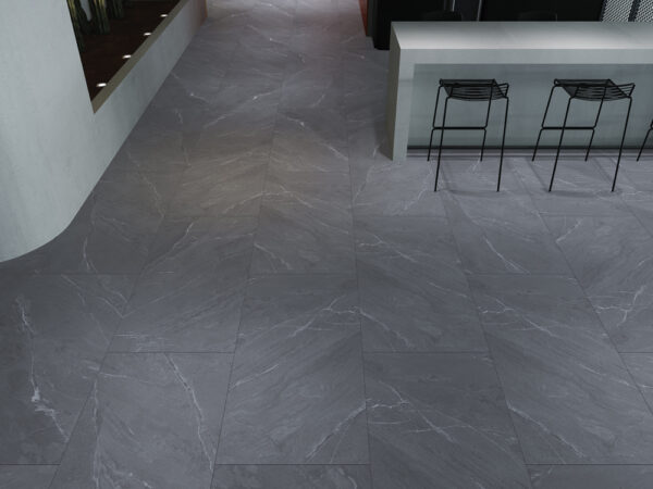60x120 Lagom Antracit 7mm Art Lappato - Görsel 3