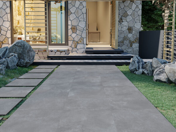 60x120 Luna Cool Grey 8.8mm Lappato - Görsel 2