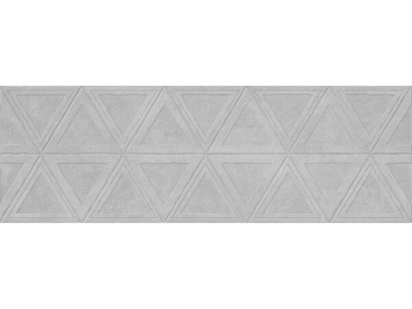 40x120 Lenox Grey Triangle Dekofon 10mm Mat - Görsel 4