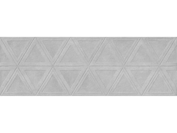 40x120 Lenox Grey Triangle Dekofon 10mm Mat - Görsel 3